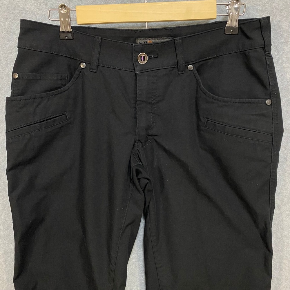 5.11 TACTICAL Women's 10 Regular Black Stryke Flex Ripstop Cargo Utility Pants - Picture 3 of 9